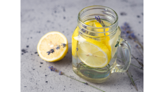 lavender lemon in pitcher