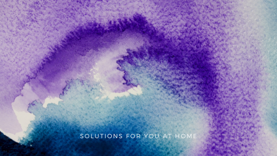 Blue Purple Water fall