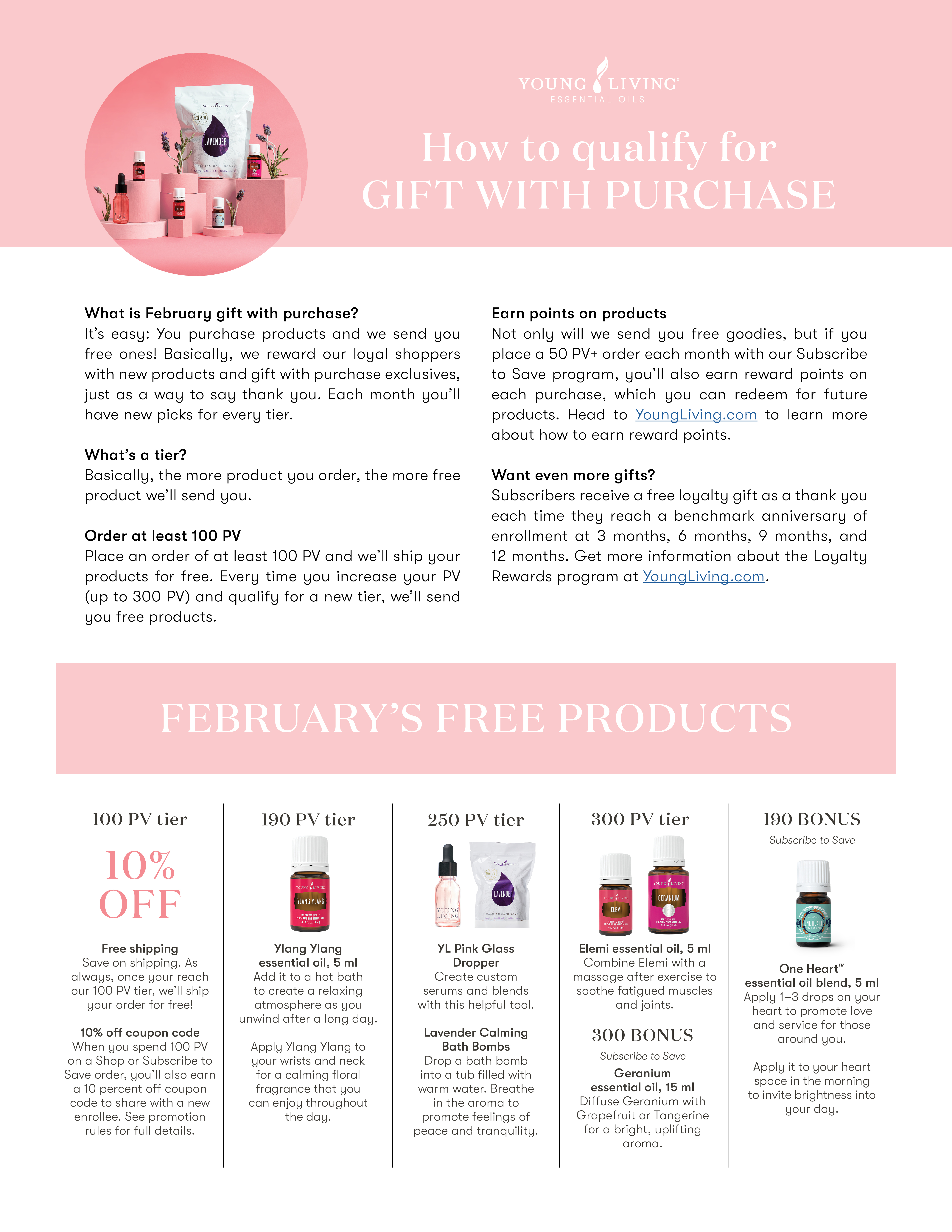 Gift with purchase details