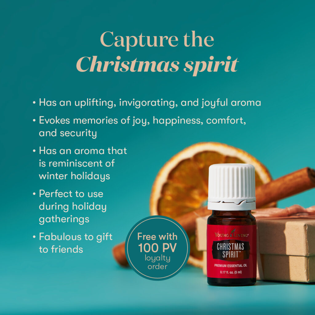 Christmas Spirit essential oil blend
