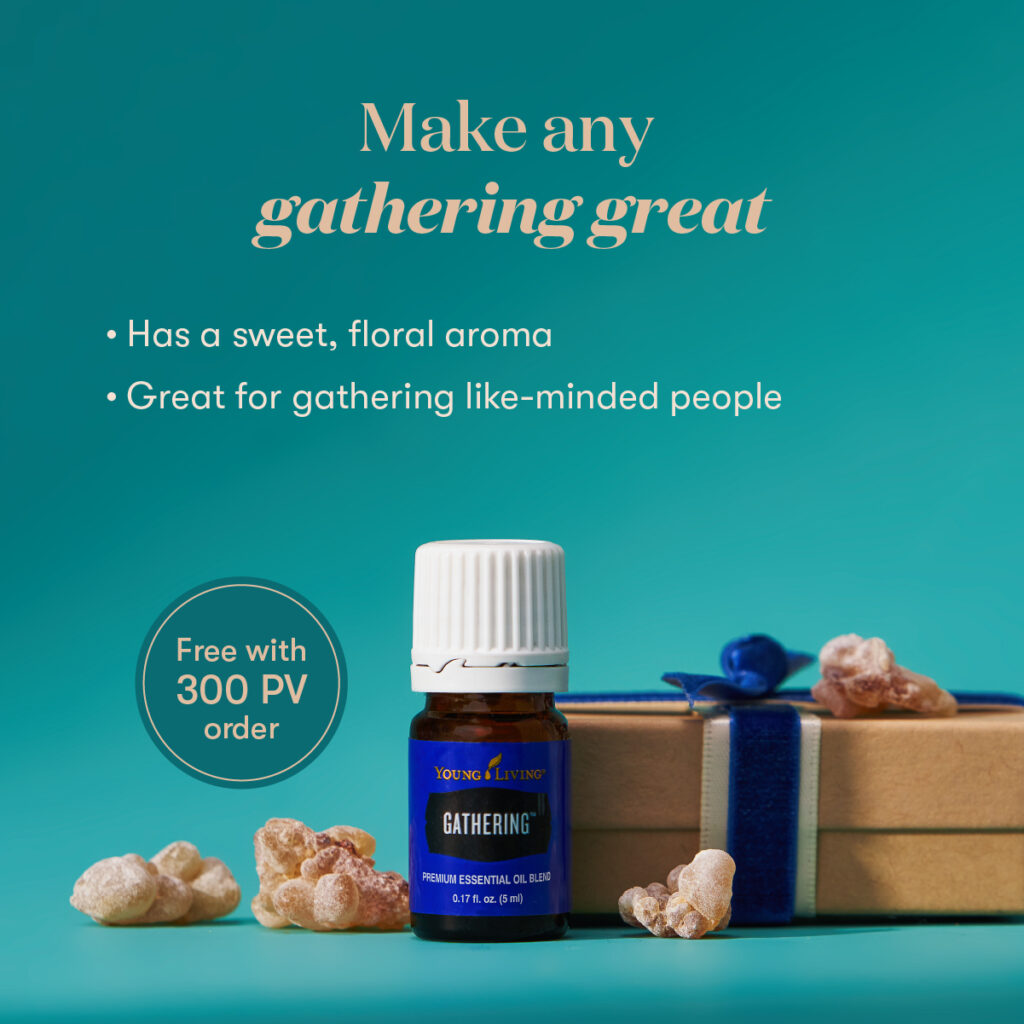 Gathering essential oil blend
